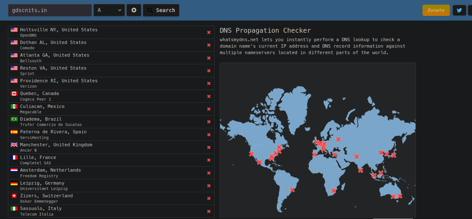 F DNS Records